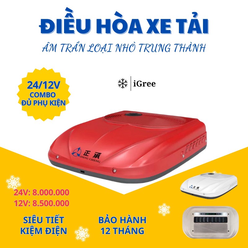 Điều Hòa Xe Đầu Kéo 24V Không Cần Nổ Máy – Giải Pháp Làm Mát Thông Minh Cho Tài Xế Việt